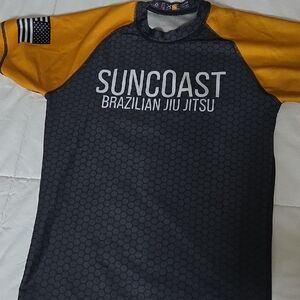 Kids Jiu Jitsu Shirt - Gray and Orange